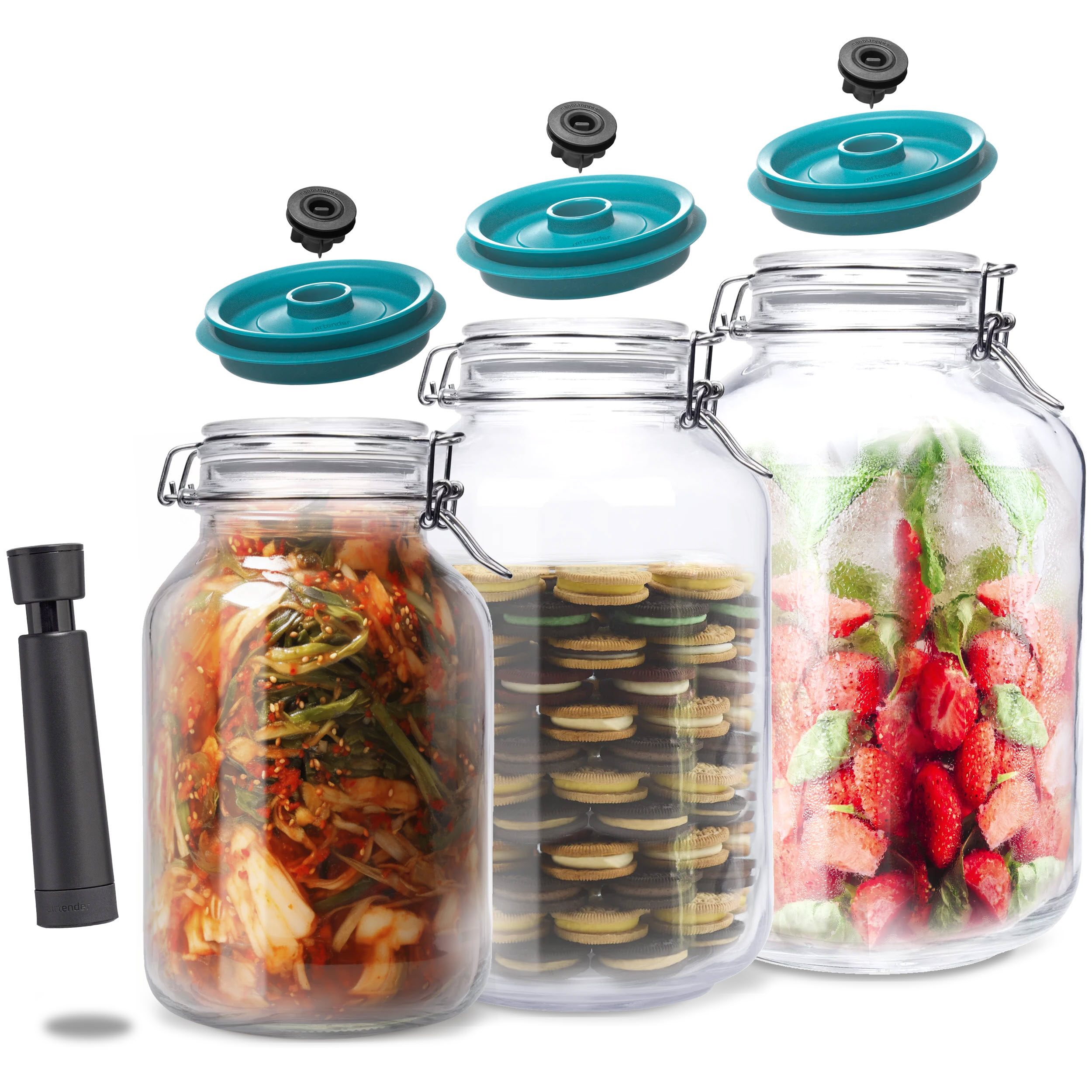 CLIP TOP JAR COMBI-SET (LARGE)